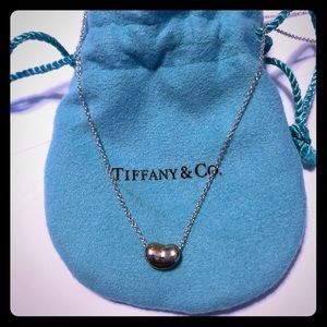 Authentic Tiffany Elsa Peretti Bean Necklace
